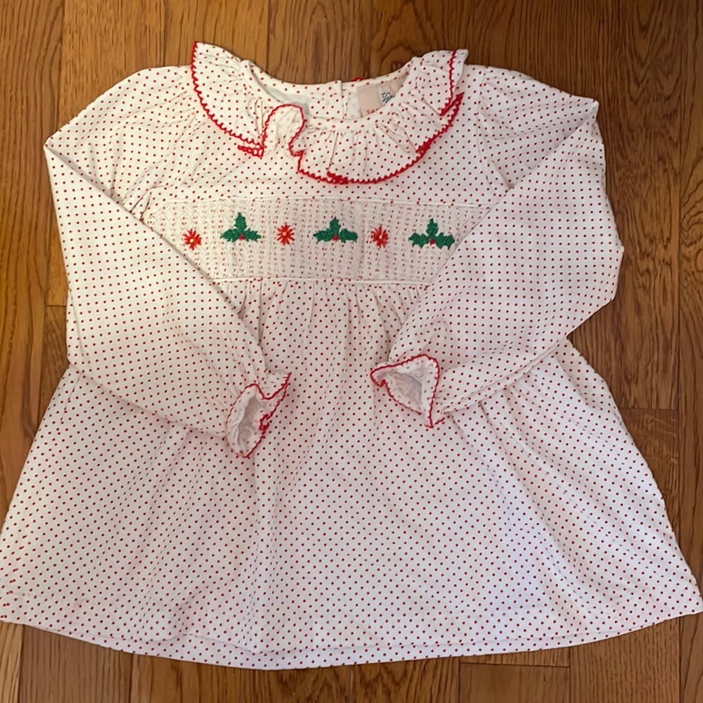 Adorable Smockingbird holiday dress!